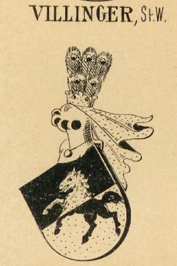 Villinger Coat of Arms / Family Crest 1