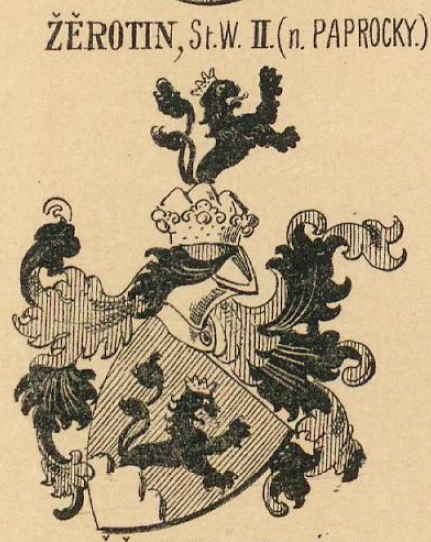 Zerotin Coat of Arms / Family Crest 2