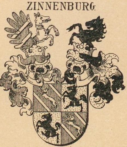 Zinnenburg Coat of Arms / Family Crest 3