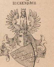 Bickenbach Coat of Arms / Family Crest 2