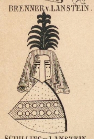 Brenner Coat of Arms / Family Crest 3