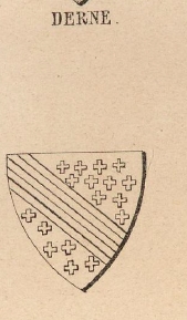 Derne Coat of Arms / Family Crest 1