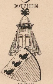 Dotzheim Coat of Arms / Family Crest 1