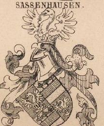 Sassenhausen Coat of Arms / Family Crest 1