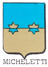 Micheletti Coat of Arms / Family Crest 1