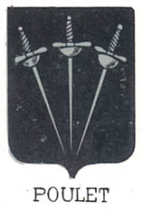 Poulet Coat of Arms / Family Crest 0