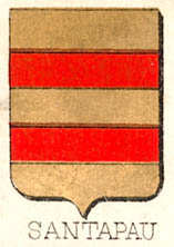 Santapace Coat of Arms / Family Crest 0