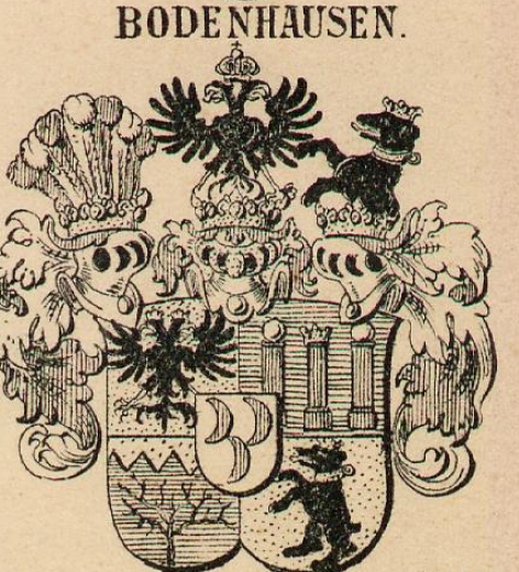 Bodenhausen Coat of Arms / Family Crest 1