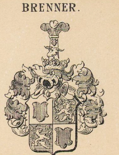 Brenner Coat of Arms / Family Crest 2