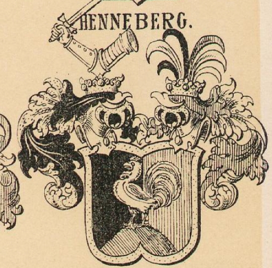 henneberg Coat of Arms / Family Crest 1