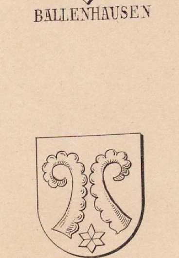 Ballenhausen Coat of Arms / Family Crest 0