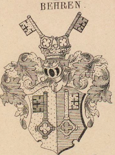 Behren Coat of Arms / Family Crest 1