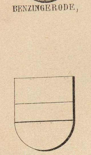 Benzingerode Coat of Arms / Family Crest 1