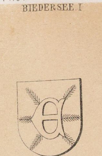 Biedersee Coat of Arms / Family Crest 1