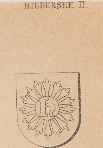 Biedersee Coat of Arms / Family Crest 2