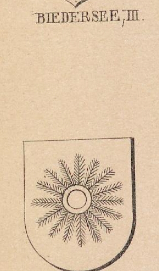 Biedersee Coat of Arms / Family Crest 3