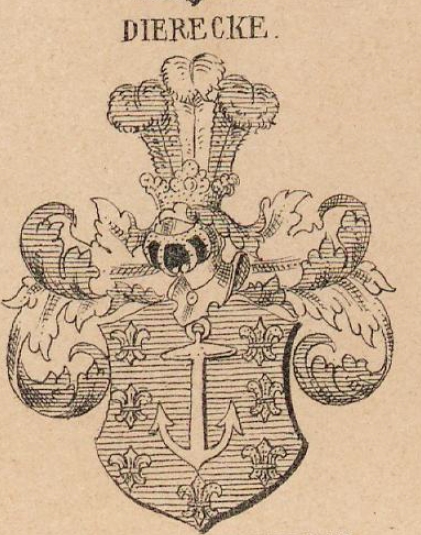 Dierecke Coat of Arms / Family Crest 2