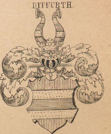 Ditfurth Coat of Arms / Family Crest 1