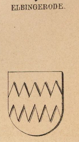 Elbingerode Coat of Arms / Family Crest 1