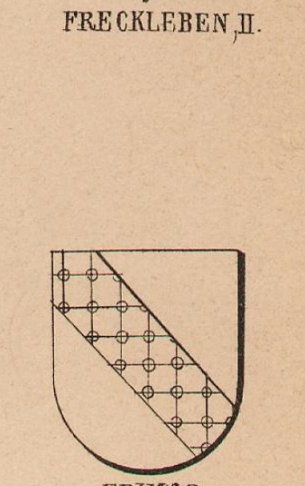 Freckleben Coat of Arms / Family Crest 2