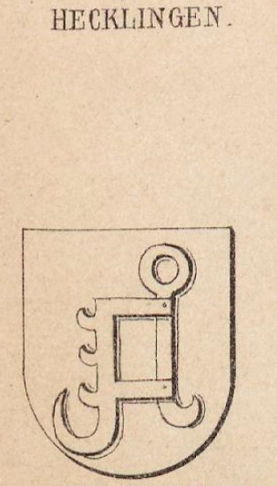 Hecklingen Coat of Arms / Family Crest 1