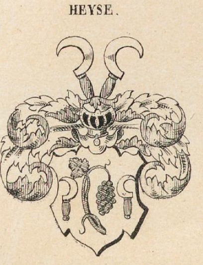 Heyse Coat of Arms / Family Crest 1