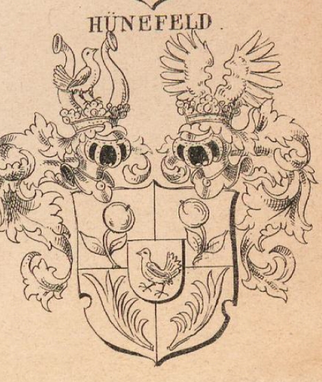 Hunefeld Coat of Arms / Family Crest 0