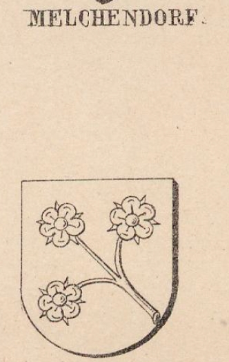 Melchendorf Coat of Arms / Family Crest 0