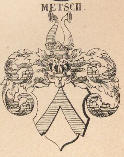 Metsch Coat of Arms / Family Crest 2