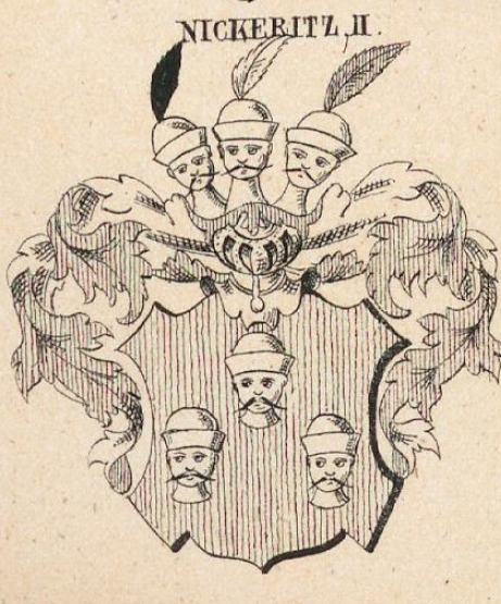 Nickeritz Coat of Arms / Family Crest 1