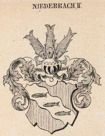 Niederbach Coat of Arms / Family Crest 1