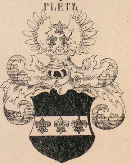 Pletz Coat of Arms / Family Crest 1
