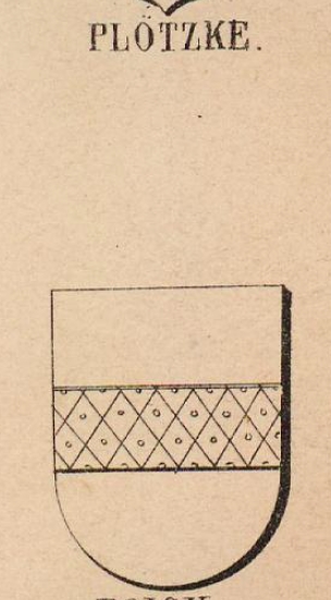 Plotzke Coat of Arms / Family Crest 1