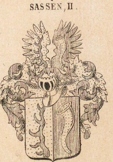 Sassen Coat of Arms / Family Crest 1
