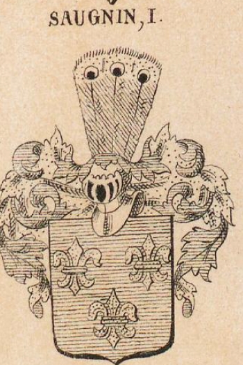 Saugnin Coat of Arms / Family Crest 0