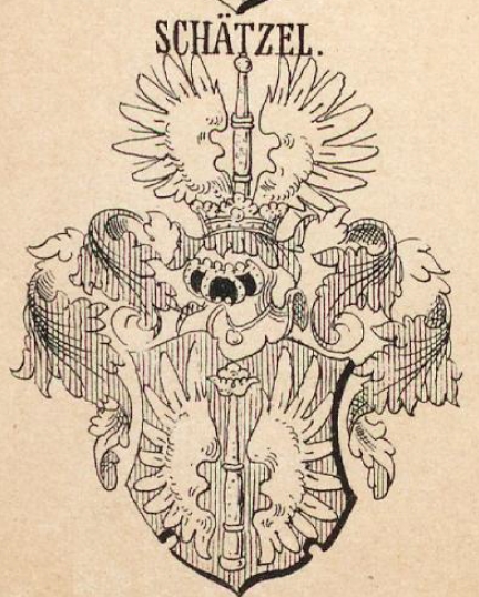 Schatzel Coat of Arms / Family Crest 1