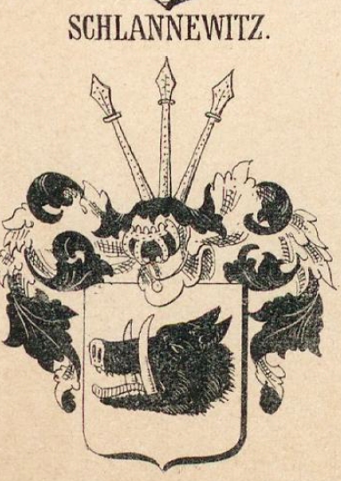 Schlannewitz Coat of Arms / Family Crest 1