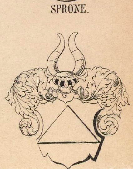 Sprone Coat of Arms / Family Crest 1