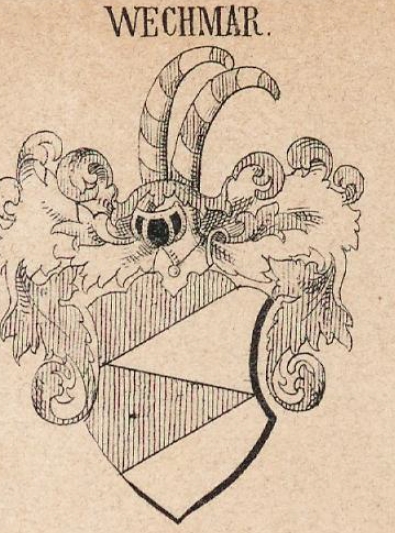 Wechmar Coat of Arms / Family Crest 2