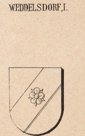 Weddelsdorf Coat of Arms / Family Crest 1