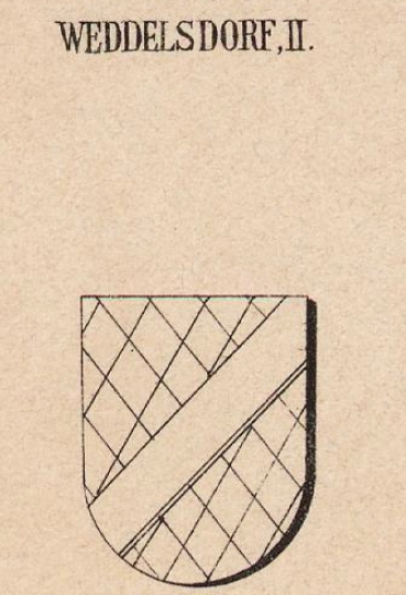 Weddelsdorf Coat of Arms / Family Crest 2