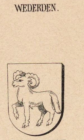 Wederden Coat of Arms / Family Crest 1