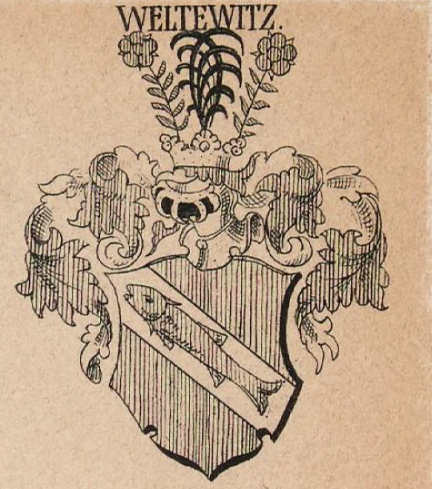 Weltewitz Coat of Arms / Family Crest 1