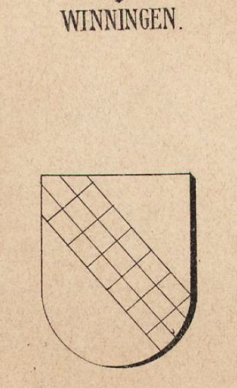 Winningen Coat of Arms / Family Crest 1
