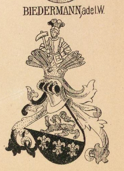 Biedermann Coat of Arms / Family Crest 1
