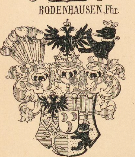 Bodenhausen Coat of Arms / Family Crest 2