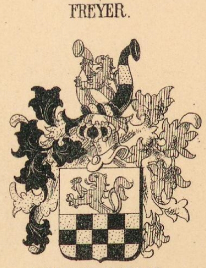 Freyer Coat of Arms / Family Crest 1