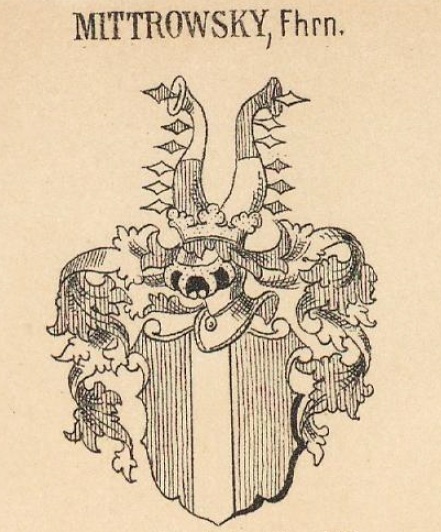 Mittrowsky Coat of Arms / Family Crest 1