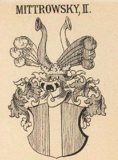 Mittrowsky Coat of Arms / Family Crest 2