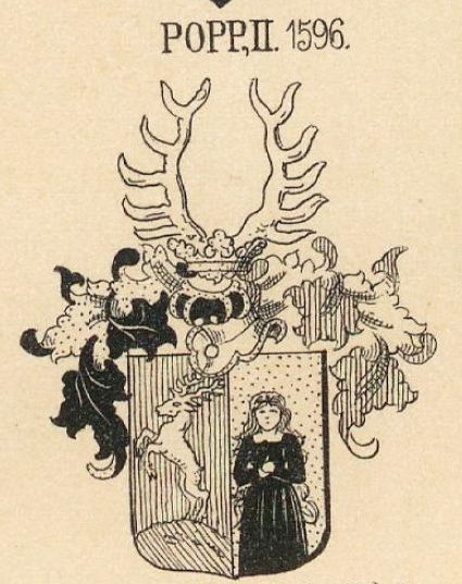 Popp Coat of Arms / Family Crest 1